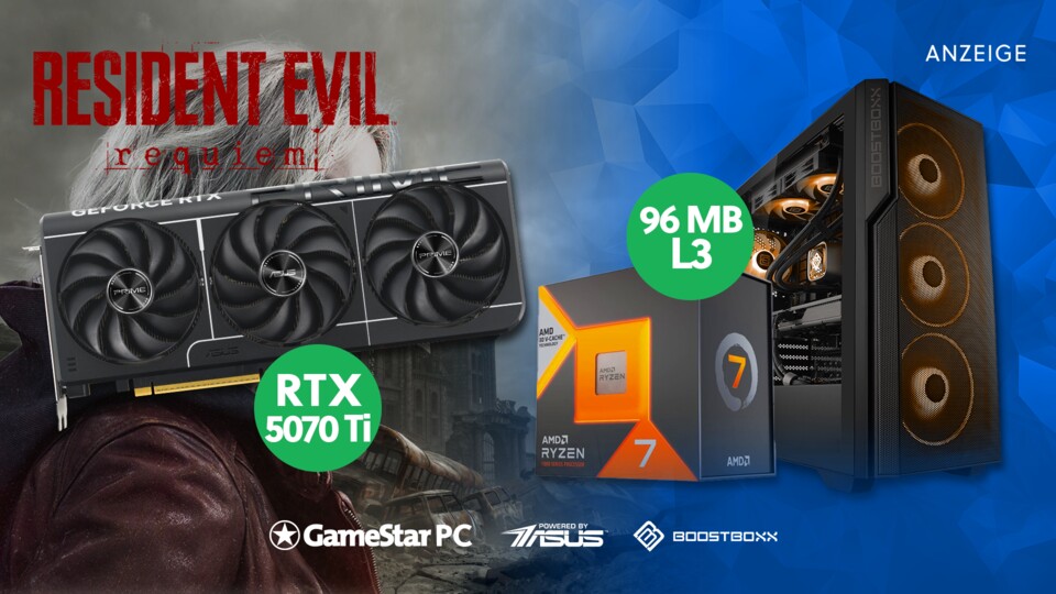 Mit der RTX 5070 Ti laufen aktuelle Games butterweich und komplett flüssig – obendrein gibts gleich Resident Evil 9.