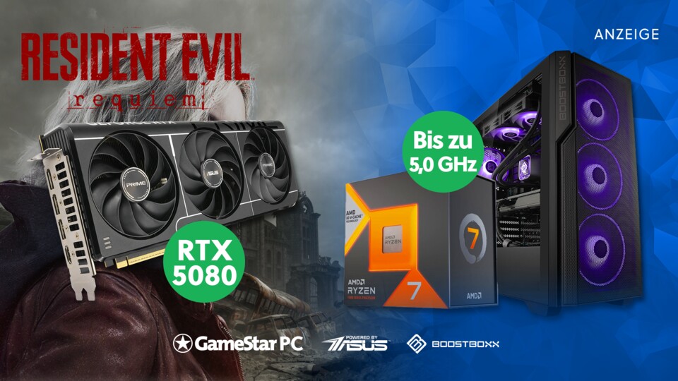Blanker Horror ohne Kompromisse: Dank der RTX 5080 ist bildgewaltiges 4K mit Raytracing kein Problem für euch.