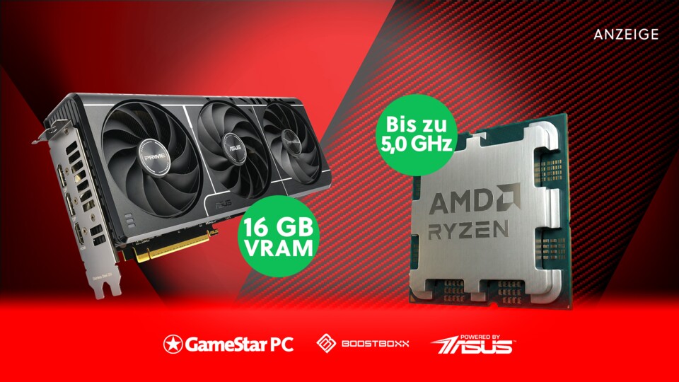 Die Radeon RX 9060 XT punktet mit satten 16 GB Videospeicher und moderner Effizienz für WQHD-Abenteuer.