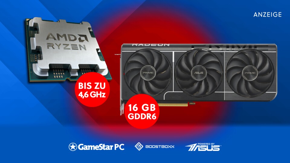 AMDs Preis-Leistungs-Meister mit 16 GB VRAM ist bestens gewappnet für Full HD und ist selbst für WQHD geeignet.