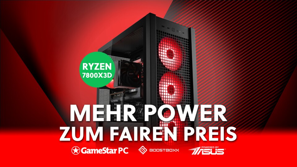 Mehr Grafikpower und der erstklassige Achtkerner Ryzen 7 7800X3D machen diesen Gaming-PC einmalig gut.