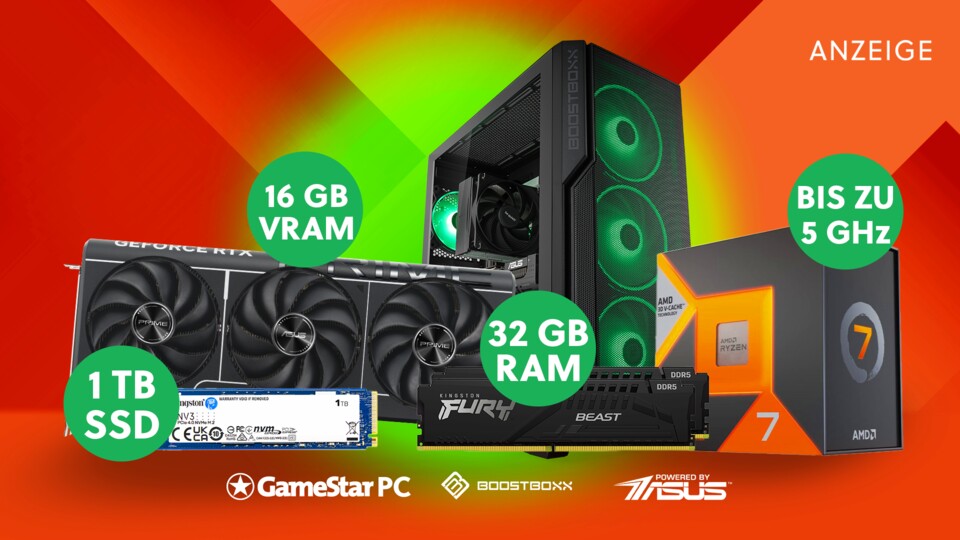 Der GameStar-PC Ultimate Ryzen 5070 Ti Special Edition bringt alles mit, was das Spielerherz begehrt – sogar die kürzlich teurer gewordene RTX 5070 Ti!