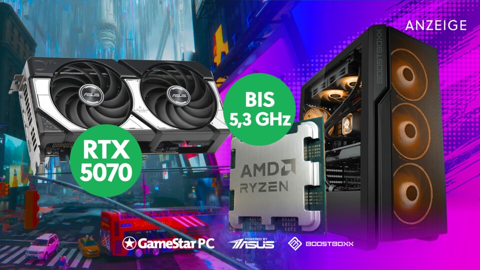 Günstige WQHD-Power mit der RTX 5070 und zukunftssicherem Achtkernprozessor.