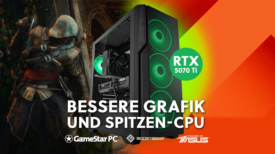 Eine der beliebtesten Grafikkarten und einer der begehrtesten Gaming-CPUs stecken in diesem GameStar PC.