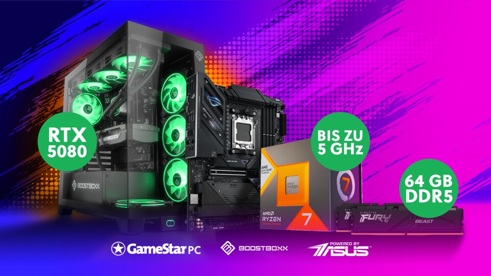 Hochwertige Komponenten sorgen für eine enorme Gaming-Performance, egal ob ihr in WQHD oder sogar 4K spielt.