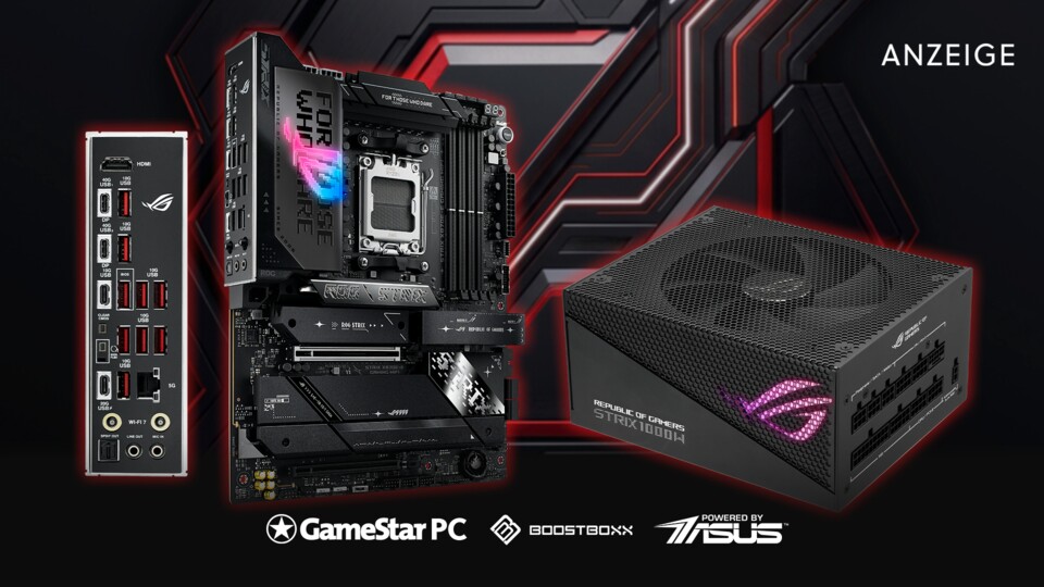 Das zukunftssichere X870E-Mainboard gepaart mit einem leisen 1000W-Gold-Netzteil machen euren Gaming-PC zu einer perfekten Gaming-Station mit perfekter Konnektivität.