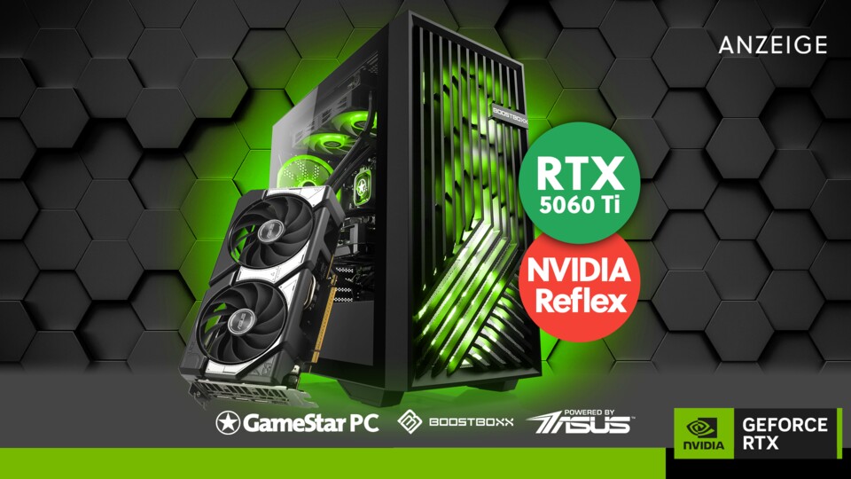 Massenhaft Power für Multiplayer-Enthusiasten und Koop-Gamer: Mit dem schnellen X3D-CPU und RTX-Grafik zockt ihr problemlos aktuelle Mehrspieler-Sensationen.