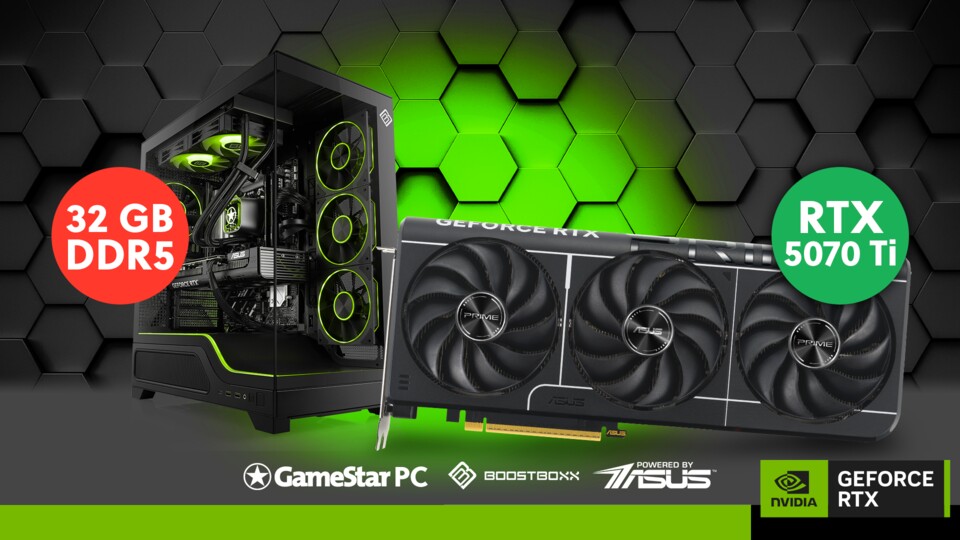 Alles, was das Herz begehrt: eine schnelle CPU, viel RAM und eine grandios starke Grafikkarte.