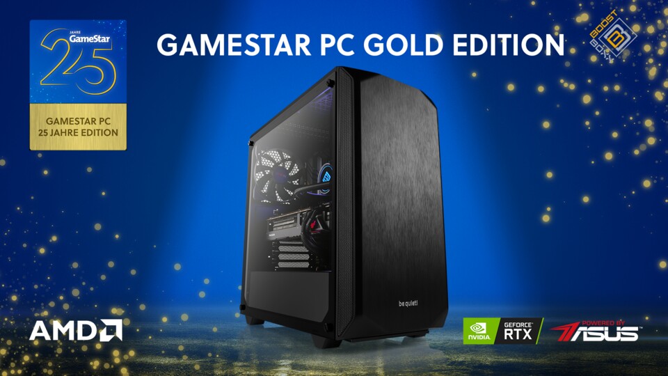 Der GameStar-PC 25 Jahre Gold Edition serviert euch alle Spiele in hohen Auflösungen.
