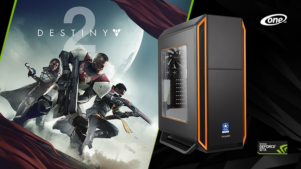 Grund zur Freude für PC-Spieler: Am 24. Oktober erscheint Destiny 2 als PC-Version. Erlebe mit unseren High-End Gaming-PCs die atemberaubende Welt des Shooters in beeindruckenden 4K. 