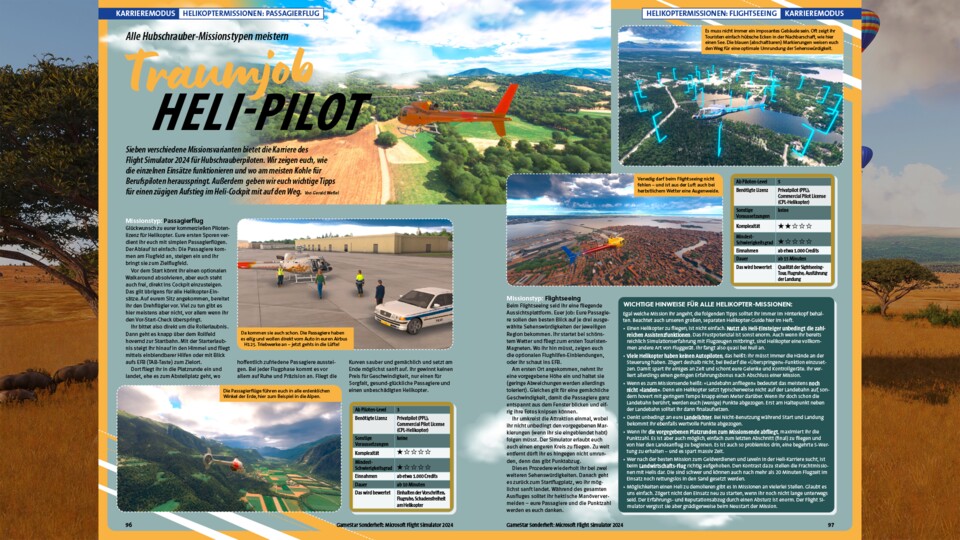 Stellt euch immer größeren Herausforderungen, vergrößert euren Flugpark und werdet zum erfolgreichen Unternehmer.