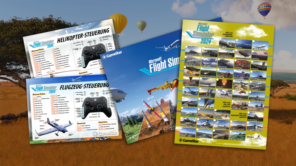 Neben den Guides findet ihr ein XXL-Doppelposter und eine praktische Tastaturkarte im Sonderheft.