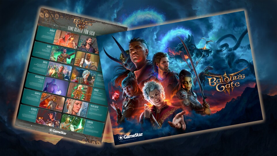 Auf dem XXL-Doppelposter könnt ihr zwischen dem schicken Artwork, oder einer praktischen Übersicht zu den unterschiedlichen Klassen wählen.