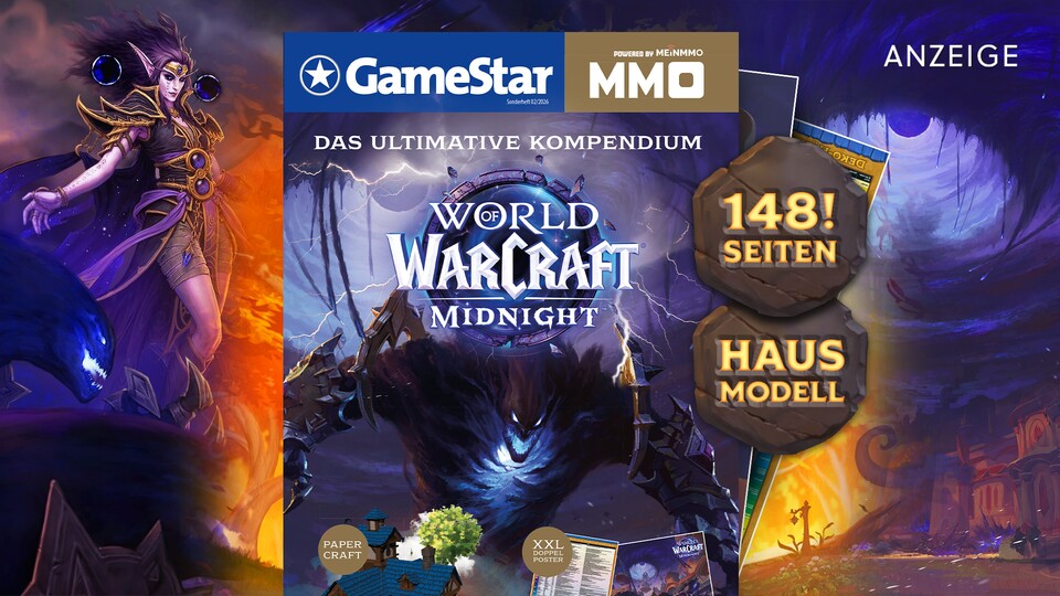 Das Sonderheft wird ab dem 23. Februar verschickt, es sollte also im Normalfall zum Spielrelease bei euch ankommen.