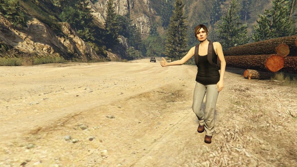 »Tschuldigung, könnten Sie mich eventuell mitnehmen?«