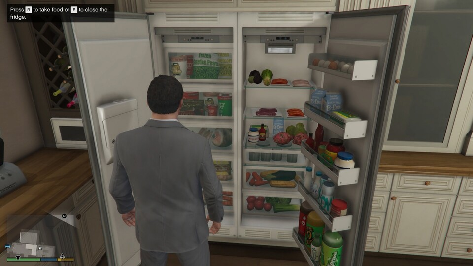 Manchmal sind es die kleinen Dinge im Leben, wie ein voller Kühlschrank, die einen glücklich machen. Auch wenn es nur in virtueller Form ist.