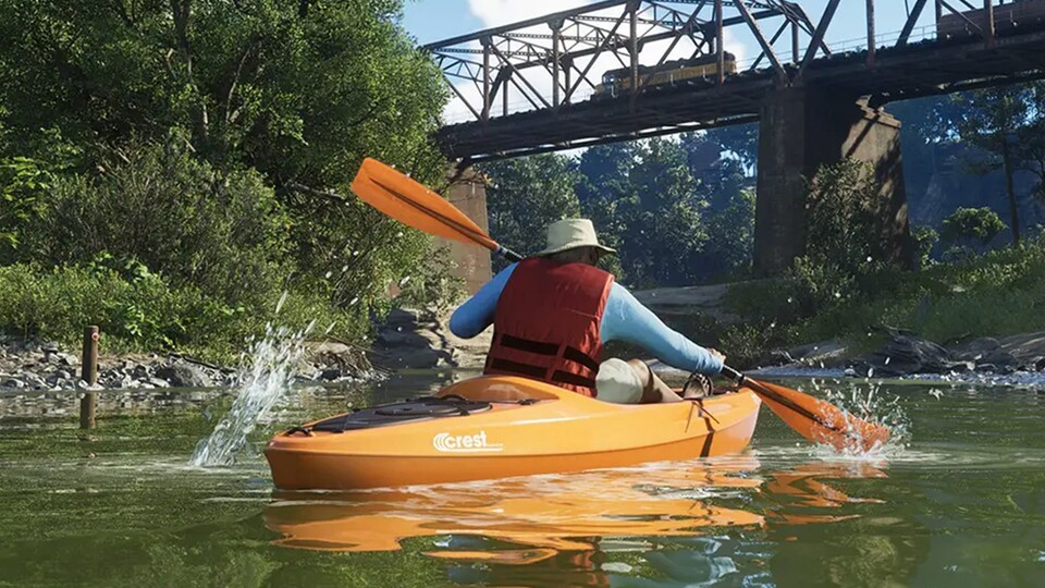 Einfach mal entspannt mit dem Kajak durch die Natur paddeln.