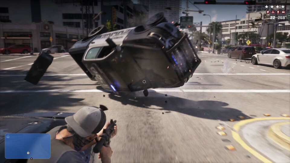 Spektakuläre Verfolgungsjagden in GTA 6 sind fest mit einem detaillierten und komplexen Schadensmodell verknüpft.