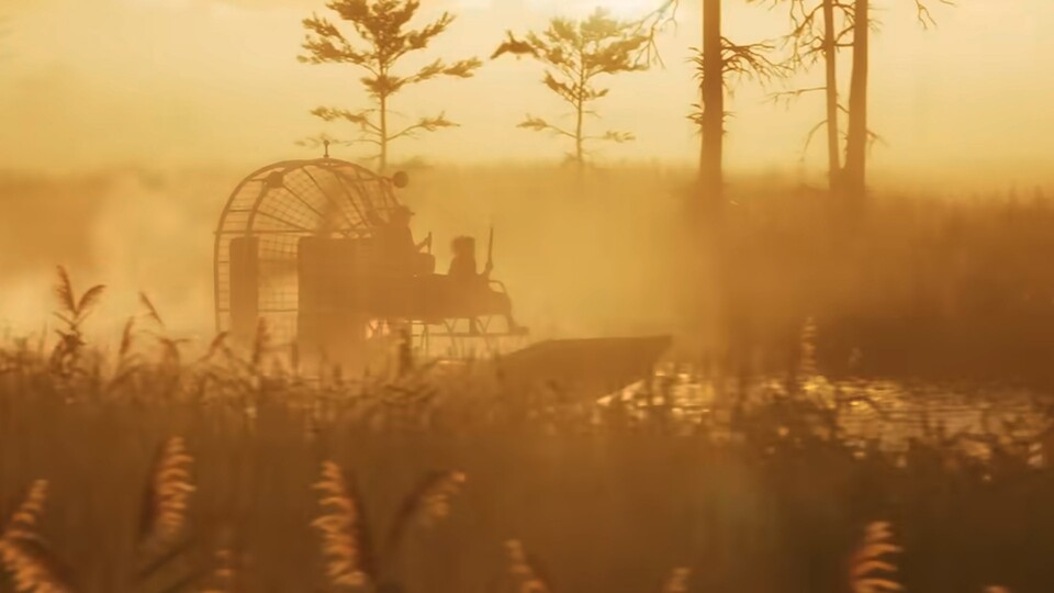 Das Design orientiert sich klar an realen Panther-Airboats: flacher Rumpf, große Heckpropeller und konsequent auf seichte Wasserzonen ausgelegt.