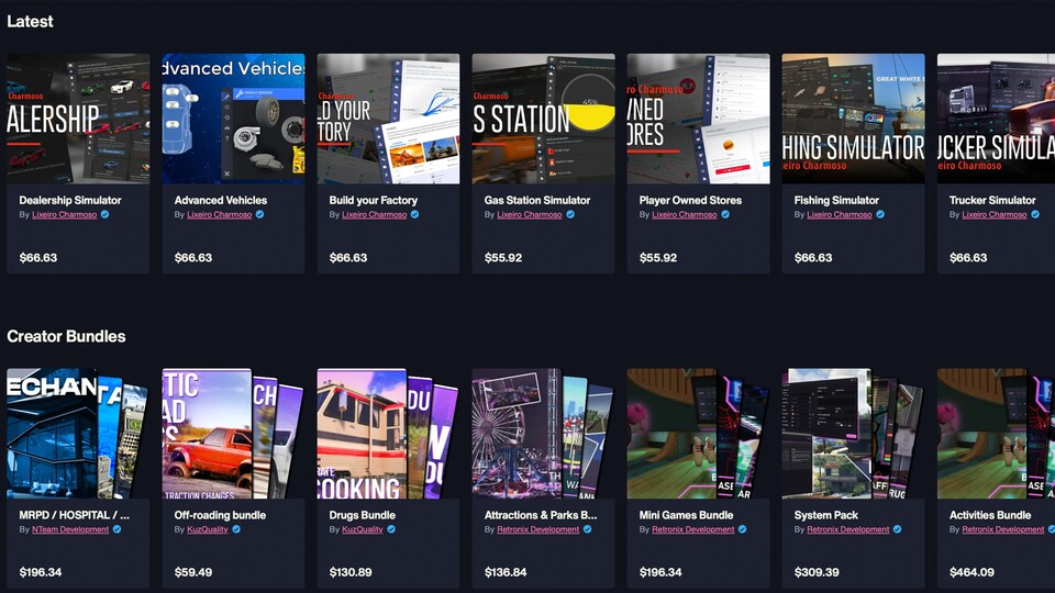 Die Preise auf dem Mod-Marktplatz sind teilweise gesalzen und knacken die 400-Dollar-Marke.