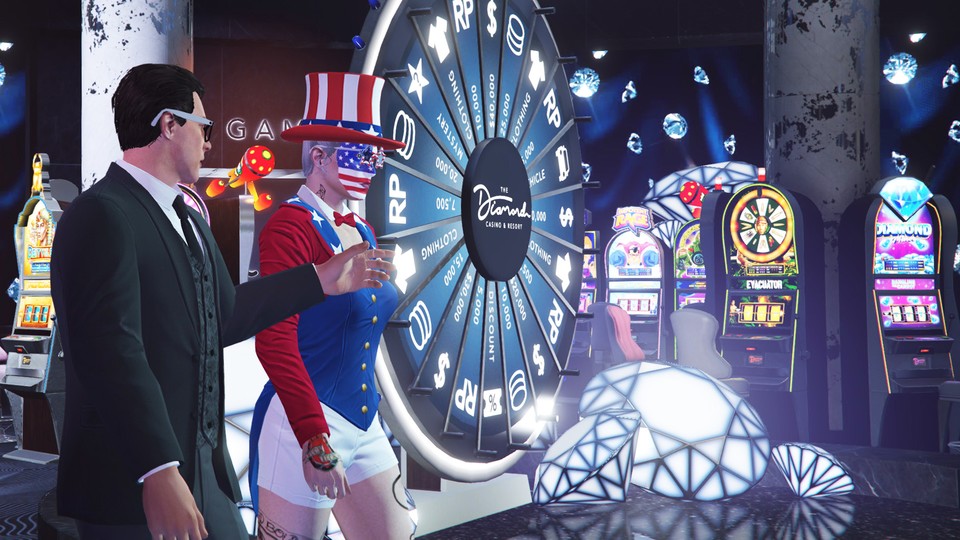 Glücksrad, Slot-Maschinen, Poker und mehr: im GTA Casino lässt sich virtuelles Glücksspiel betreiben.