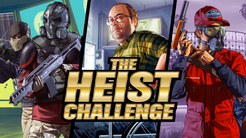 Mit der Heist-Challenge teast Rockstar Games sein versprochenes Update für GTA Online an.
