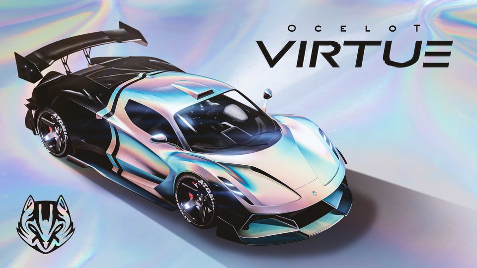 Der neue Ocelot Virtue von GTA Online ist ein elektrischer Sportwagen und an den Lotus Evija angelehnt.