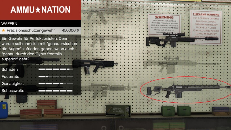 Das Präzisionsschützengewehr ist eine Waffe für den GTA Online-Spieler, der bereits alles hat.