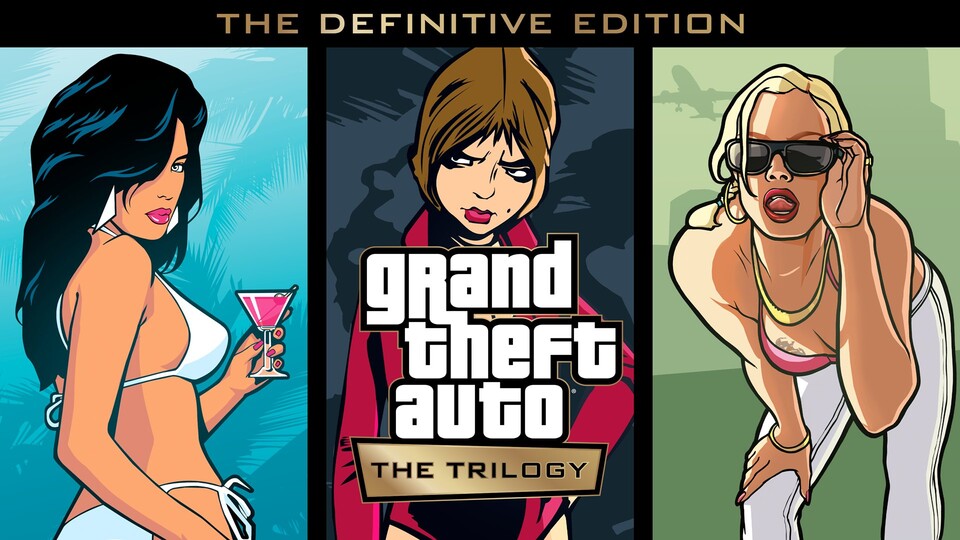 Das erste offizielle Artwork zu GTA: The Trilogy - The Definitive Edition.