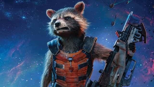 Klein aber oho: Rocket Raccoon von den Guardians of the Galaxy. Bildquelle: Disney/Marvel Studios