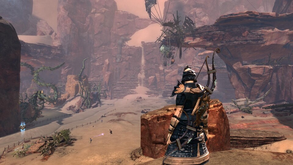 In Guild Wars 2 lassen Gegner in der Trockenkuppe und Silberwüste ab sofort Betazugänge zum Heart of Thorns-Addon fallen.