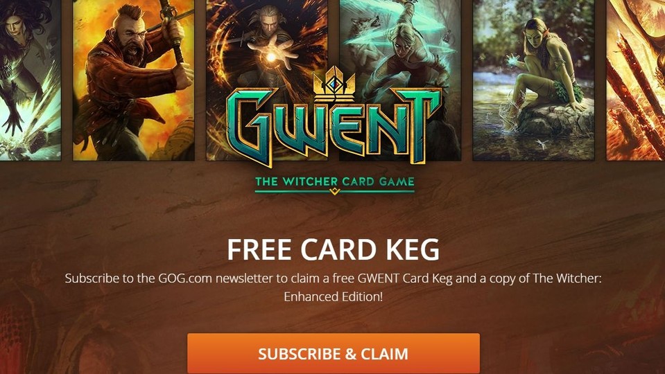 Wer an der Closed Beta von Gwent: The Witcher Card Game teilnimmt, erhält gratis das erste Witcher-Spiel.