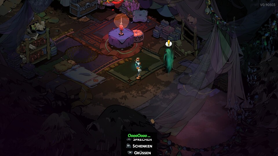 Im Lager sprecht ihr mit den unterschiedlichen Charakteren. Dora ist ein spukender Schatten, der stets einen humorvollen Spruch auf den Lippen hat. Wie im Vorgänger sind die Figuren hervorragend geschrieben und vertont.