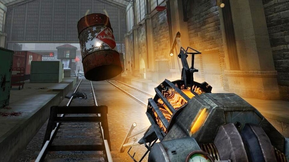 Die Schwerkraftkanone in Hal-Life 2 war nicht nutzlos, sinnlos beim Stapeln von Dingen, aber man konnte sie trotzdem verwenden.