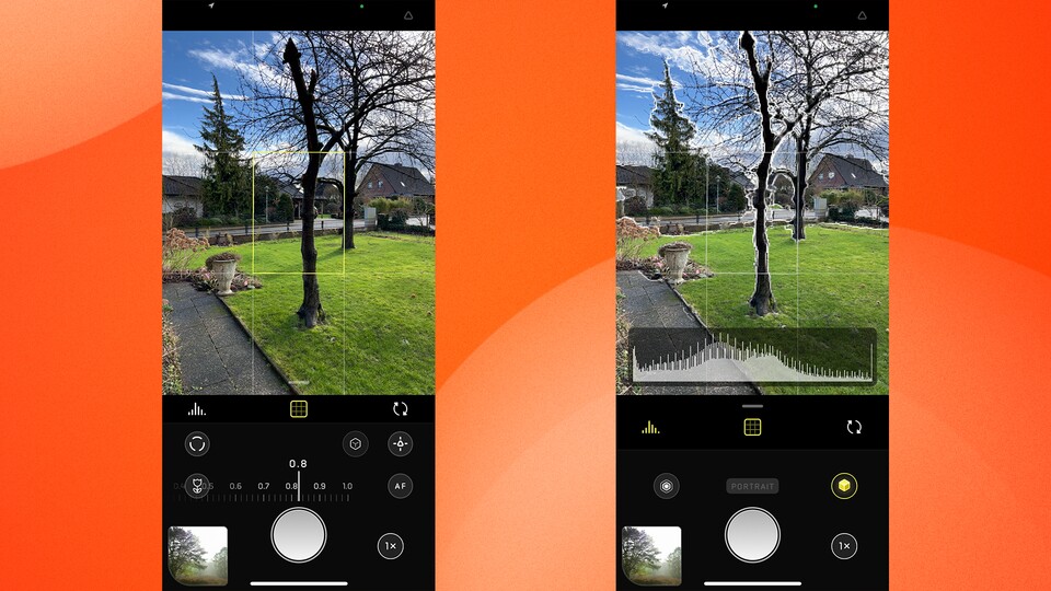 Halide Mark II – Pro Camera lässt euch diverse Parameter beim Fotografieren manuell einstellen. (Bild: GameStar Tech)