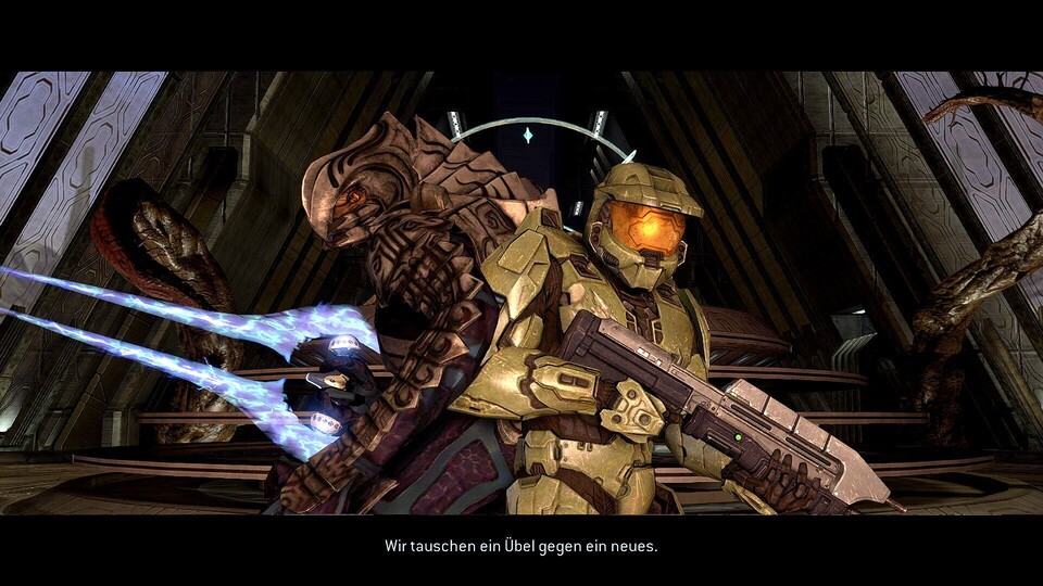 Teamwork is Dreamwork: Im Koop könnt ihr die Halo-Spiele mit bis zu vier Spielern gleichzeitig genießen.