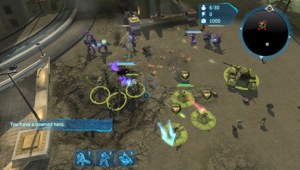 In Halo Wars bekommt ihr typisches Echtzeit-Gewusel mit der coolen Lore von Halo.