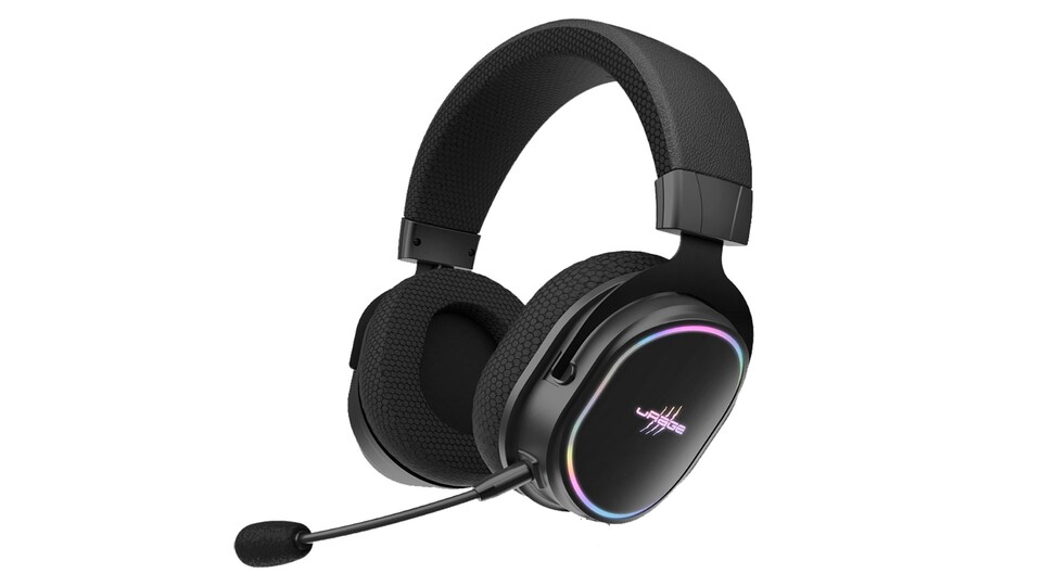 Dieses Headset sitzt bequem und lässt sich leicht mit dem Kabel anschließen.