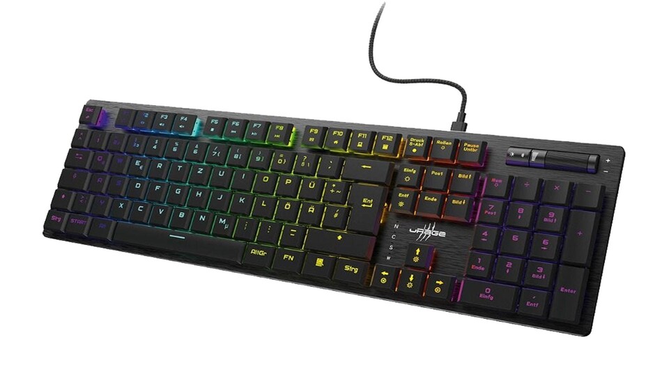 Wenn ihr ein flaches, geschmeidiges Layout sucht, ist dieses Keyboard optimal!
