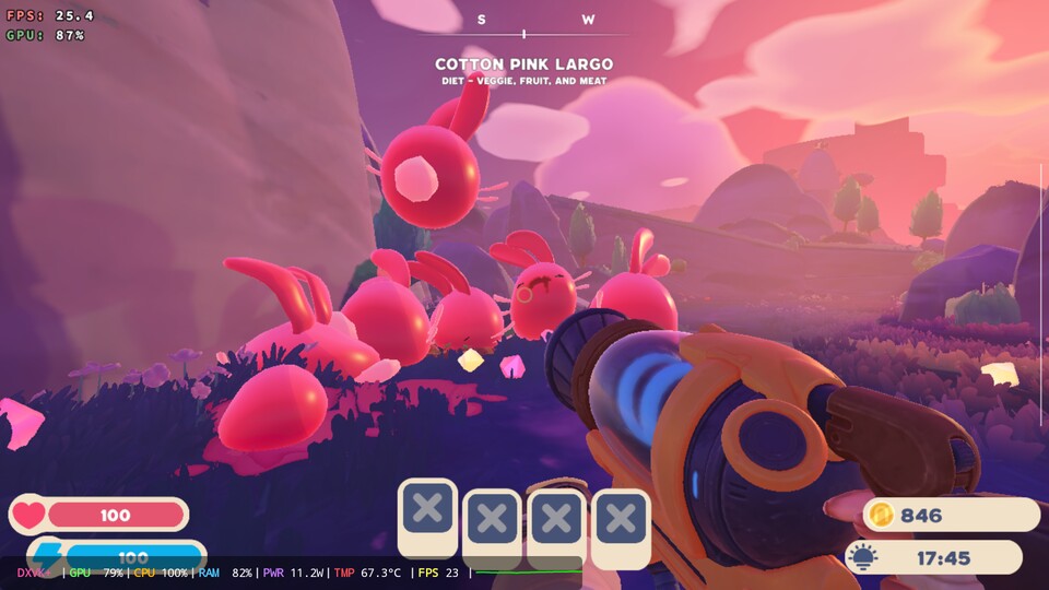 Slime Rancher ist wegen der vielen, süßen Slimes leider zu ruckelig.