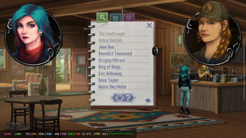 Ohne FPS-Grenze erreicht Kathy Rain sogar dreistellige Zahlen.