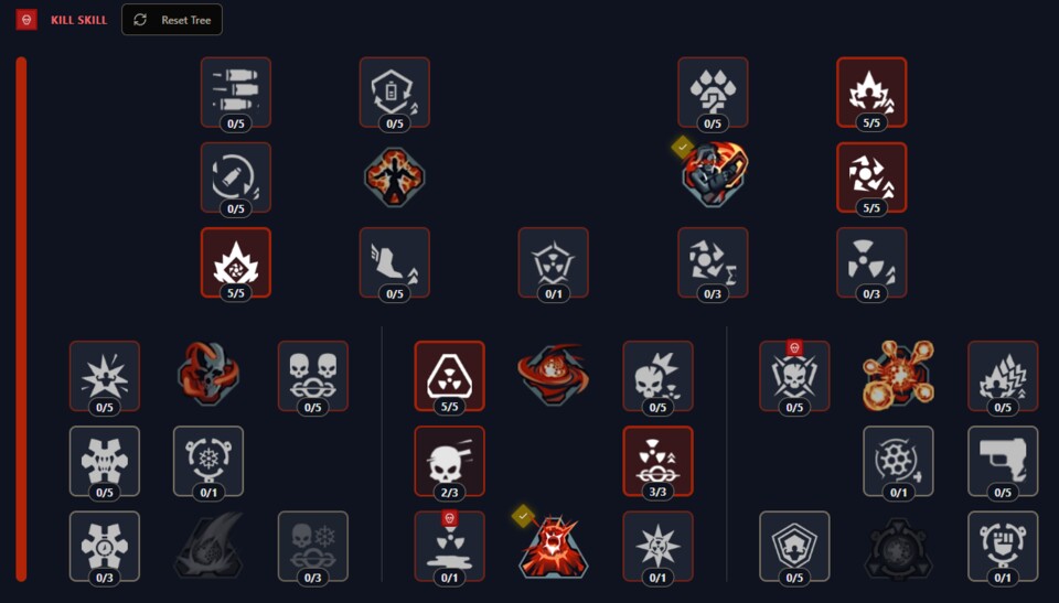 So verteilt ihr die Punkte im roten Skillbaum von Harlowe.