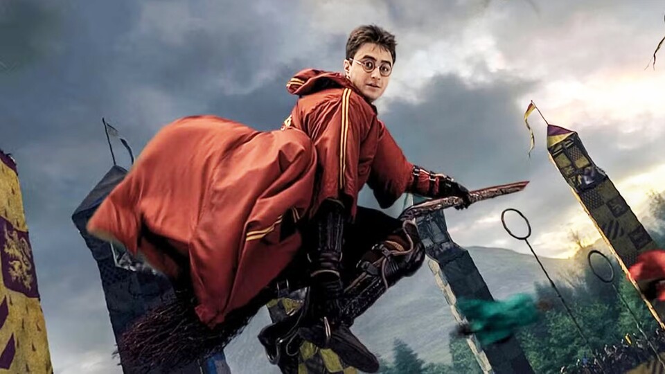 Steigbügel für Besen braucht es beim neuen Quidditch nicht mehr. Bildquelle: Warner Bros.