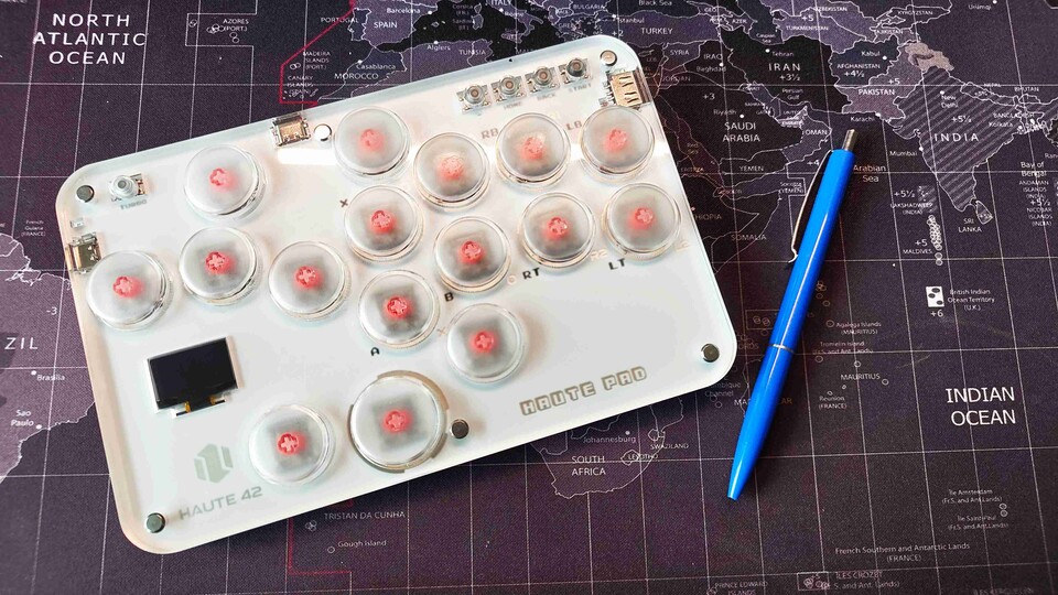 Ein spezieller Controller für einen bestimmten Zweck: Linh zockt mit diesem Gamepad am liebsten Lighting Games wie Tekken und Street Fighter.