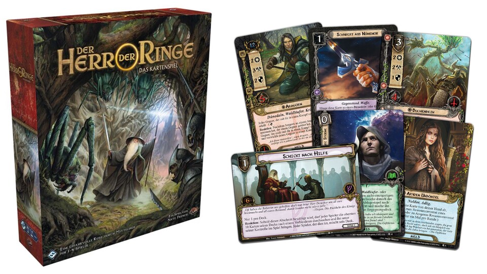 Das HdR-Kartenspiel spielt zum Großteil zwischen dem Jahre 3001 des Dritten Zeitalters und dem September des Jahres 3018. Bildquelle: Fantasy Flight Games Asmodee