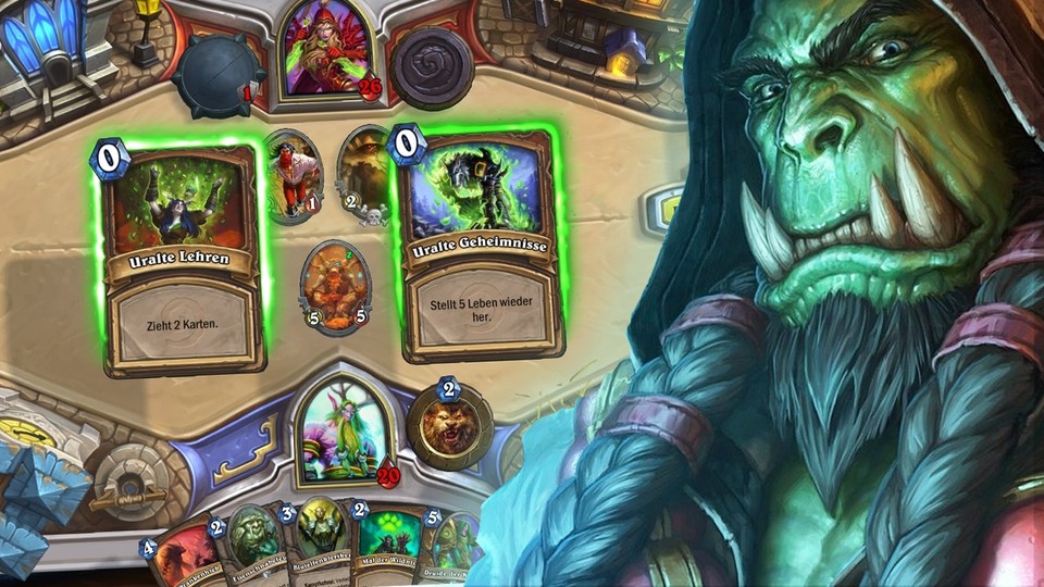 Hearthstone: Heroes of Warcraft gibt es jetzt auch als echtes Trading Card Game. Zumindest in China und illegal produziert.