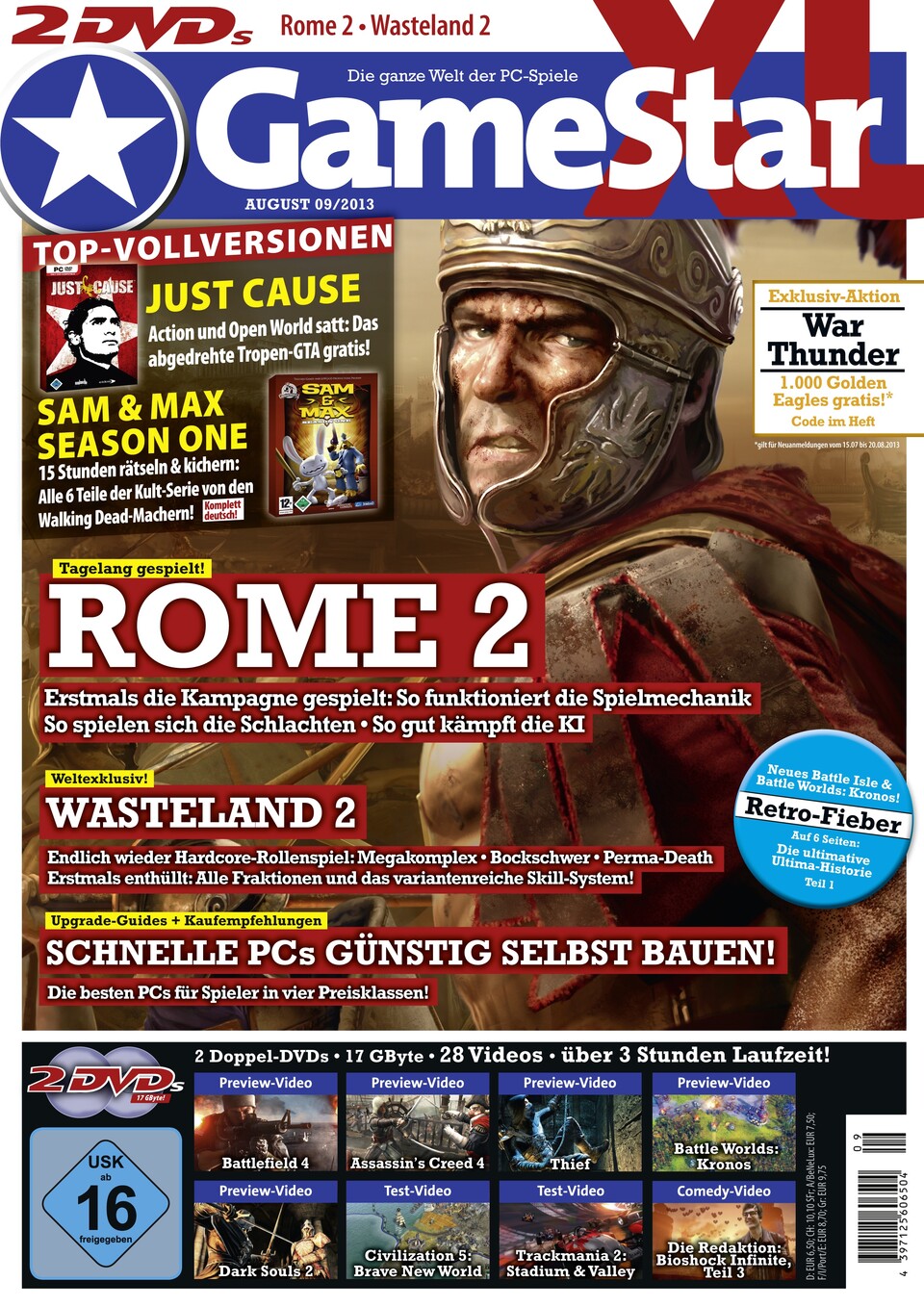 Heftcover GameStar 09/2013 - XL-Version