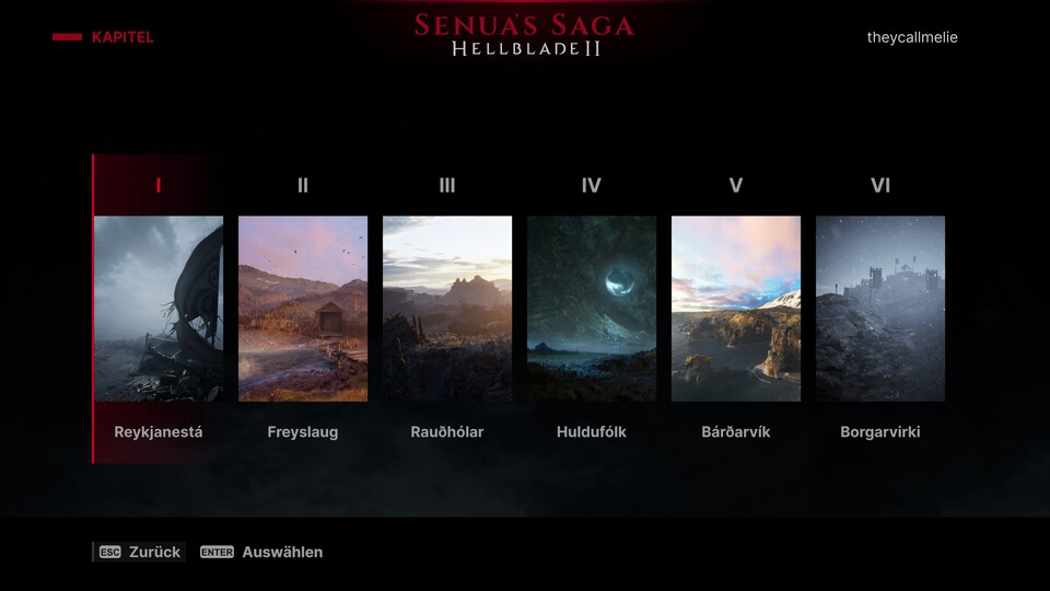 Hellblade 2 hat insgesamt sechs Kapitel, die jeweils etwa eine Stunde dauern.