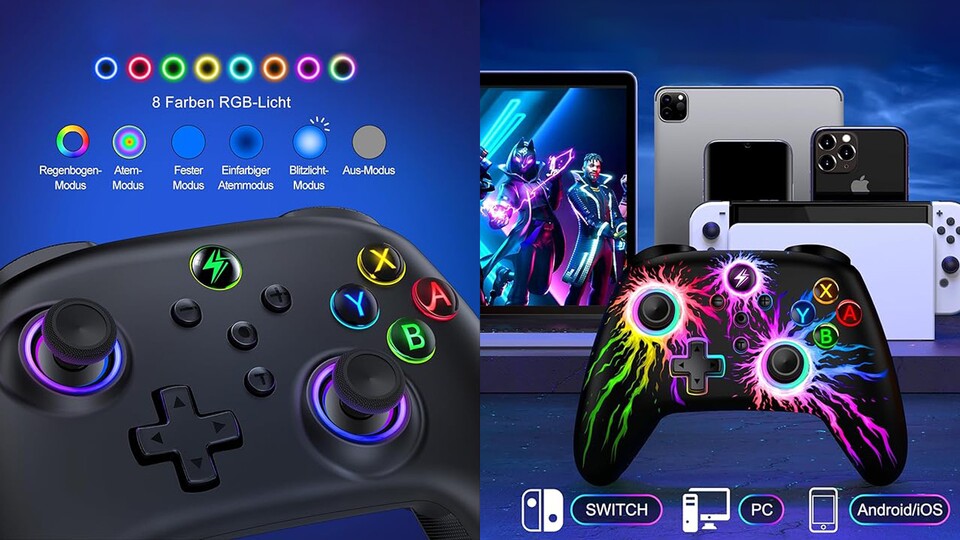 Viele Designs mit vielen Lichtprogrammen für viele Geräte. So viel Vielseitigkeit!