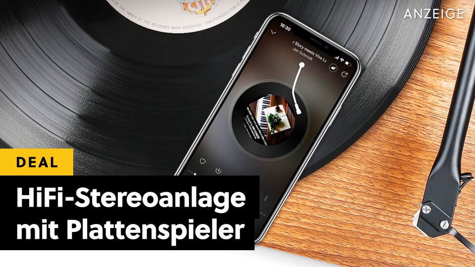 Gute Klangqualität, ein Plattenspieler und sogar die Fähigkeit, Schallplatten in MP3-Dateien zu digitalisieren - das gibts bei Amazon gerade zum echten Hammerpreis!
